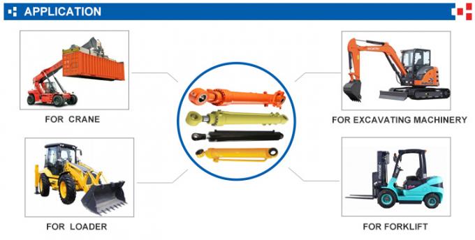 उच्च गुणवत्ता वाले PC220-7 खुदाई मशीन हाइड्रोलिक हाथ सिलेंडर 707-13-14550 5