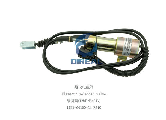 High Quality Flameout Solenoid Valve 11E1-60100-24 for Excavator R210 R215-7 DH220-5