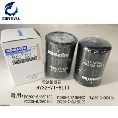 PC200-6 PC200-7 Excavator Fuel Filter 6732-71-6111