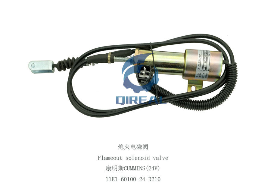 High Quality Flameout Solenoid Valve 11E1-60100-24 for Excavator R210 R215-7 DH220-5