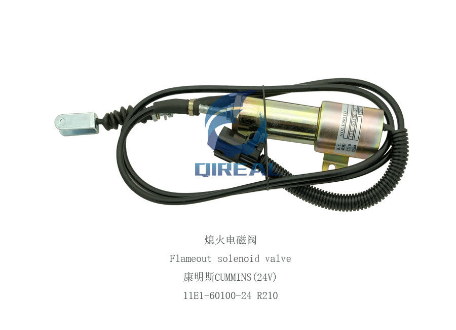 High Quality Flameout Solenoid Valve 11E1-60100-24 for Excavator R210 R215-7 DH220-5