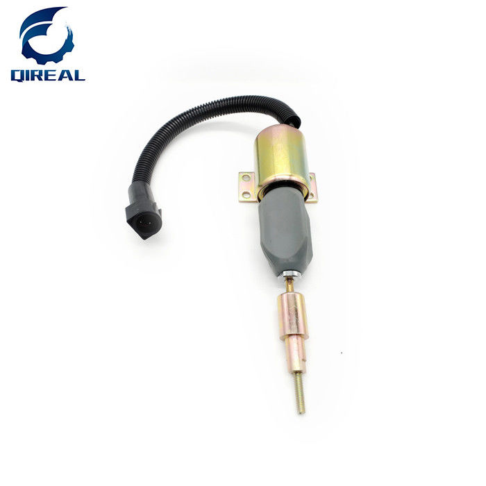 3354943 Excavator Electrical Parts  Engine Fuel Shutoff Valve 12Volt